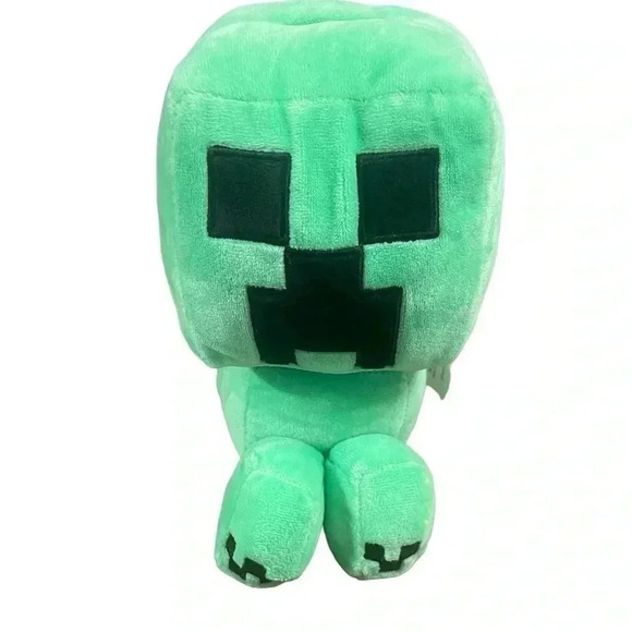 Minecraft Green Creeper Plush 10” Money Bank - Picture 2 of 7